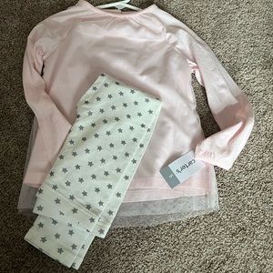 Carters girls outfit size 5 NWT
